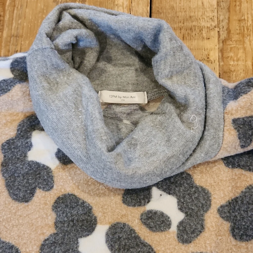 Girls leopard print sweater - Picture 2 of 2